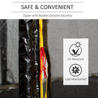 HOMCOM 13FT Trampoline Replacement Safety Net Enclosure Surround