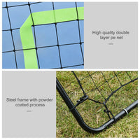 Rebounder Net Target Ball Baseball Kickback Training Equipment Play