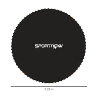 SPORTNOW Trampoline Mat with 72 V-Hooks for 12FT Trampoline