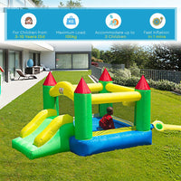 HOMCOM Bouncy Castle with Slide Inflatable Bouncer Kids Jumper Bounce Castle