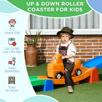 AIYAPLAY 3(m) Up and Down Rollercoaster for Kids with Non-Slip Steps for Ages 2-5 Years