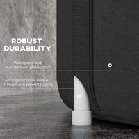 Outsunny Portable Cold Water Therapy Tub Ice Bath with Thermo Lid Black