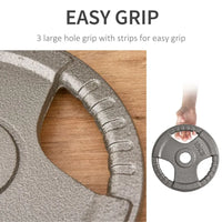 2" Olympic Weight Plates Set of 2 for Strength Training with Weight 2 x 10kg