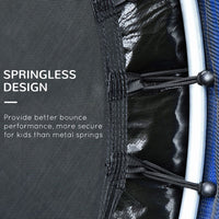 HOMCOM Kids Trampoline Mini Bouncer with Enclosure Net Age 3-6 Years