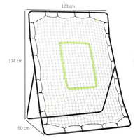 Rebounder Net Aid Multi-Sports Baseball Goal Play Teens Adults Softball Training