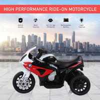 BMW Licensed Electric Kids Ride on Motorcycle with Headlights Music RED