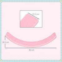 ZONEKIZ Balance Board Kids Wobble Board Stepping Stone Montessori Toy 3-6 Years PINK