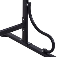 HOMCOM Steel Multi-Use Exercise Power Tower Station Adjustable Height with Grips