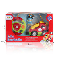 SOKA My First Remote Controlled Car for Toddlers with Light and Sound Red