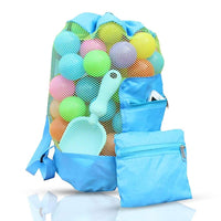 Doodle Nylon Toy Storage Bag and Play Mat BLUE