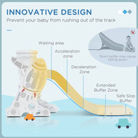 AIYAPLAY Space Themed Slide and Swing Set for Kids Swing Slide Basketball Hoop