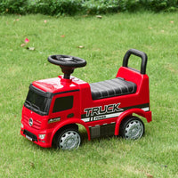 Mercedes Benz Licensed 3-in-1 Ride On Car Kids Truck Storage 12-36 Months RED