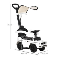 MERCEDES Benz G350 Ride-on Sliding Car Floor Slider Stroller Kids Vehicle White