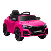 Audi RS Q8 6V Kids Electric Ride On Car Toy with Remote USB MP3 Bluetooth PINK