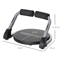 HOMCOM Ab Machine Abs Trainer Whole Body Exercise Equipment for Home Gym