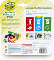 Crayola My First Toddler Paint Brush Pen Set 4 Count Assorted (81-1385)