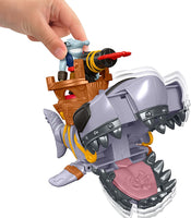 Fisher-Price Imaginext DHH66 Pirate Mega Mouth Shark Toy