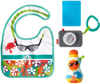 Fisher-Price Tiny Tourist Gift Set - 4 travel themed baby toys
