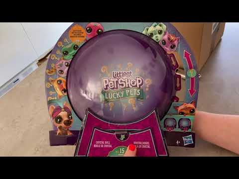 Littlest Pet Shop Lucky Pets Crystal Ball Megapack Surprise Pet Toy, Ages 4  & Up