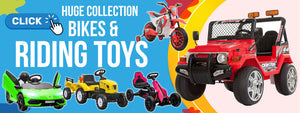 Website Update! New Department: Bikes, Riding and Ride On Toys