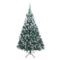 
              7FT Spray White PVC Christmas Tree 870 Branches
            