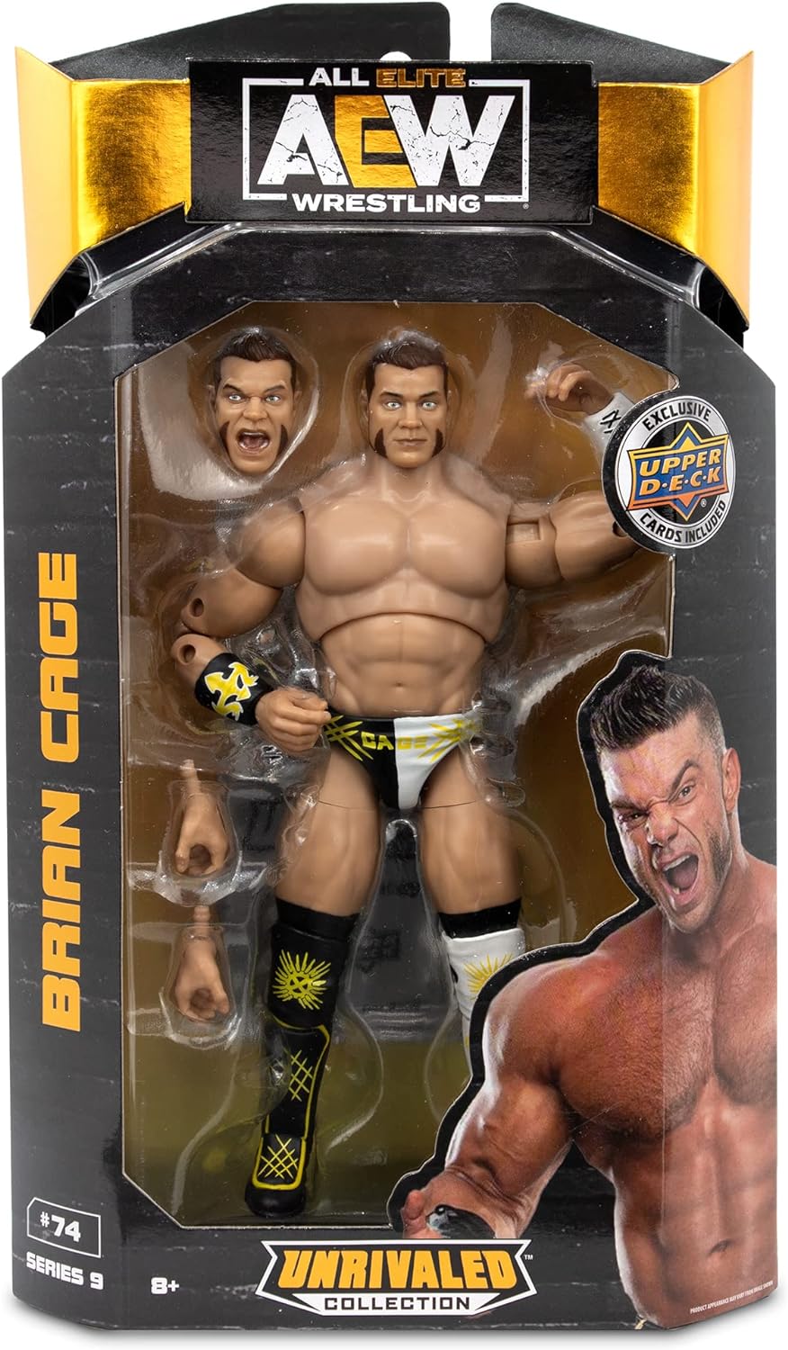 AEW Unrivaled Collection BRIAN CAGE All Elite Wrestling Action Figure