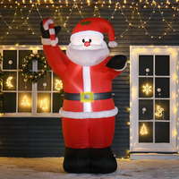 
              Inflatable Christmas Santa Claus Air Blown Decoration Yard
            