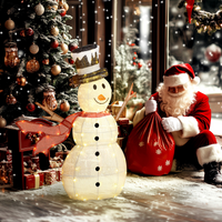 
              Outsunny Lighted Christmas Snowman Waterproof Outdoor Christmas Decorations
            