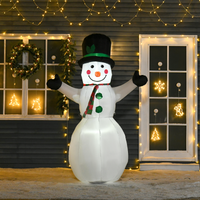 
              6.5ft Inflatable Snowman LED Christmas Xmas Air Blown  Outdoor Garden Decor
            