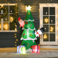 
              7FT Christmas Inflatable Tree LED Lighted for Indoor Outdoor Decoration
            