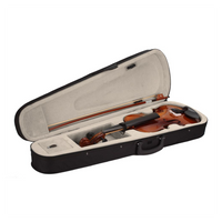 
              New 4/4 Acoustic Violin Case Bow Rosin Natural
            