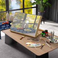 
              Vinsetto Desktop Table Easel Adjustable Table Top Easel for Adults Beginners
            