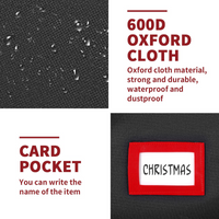 VINSANI BLACK XMAS TREE STORAGE BAG 1010451