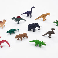 Dinosaur Mini Worlds Playset 12pc Prehistoric Figures