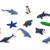 Sea Life Mini Worlds Playset 12pc Ocean Animal Figures