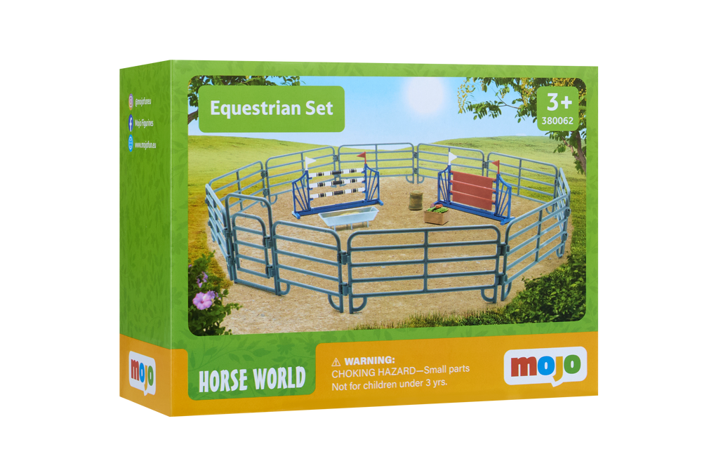 Equestrian Ring Playset Horse Riding Toy Set