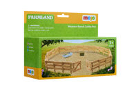 
              Western Ranch Cattle Pen Playset Farmyard Set
            