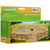 Western Ranch Cattle Pen Playset Farmyard Set