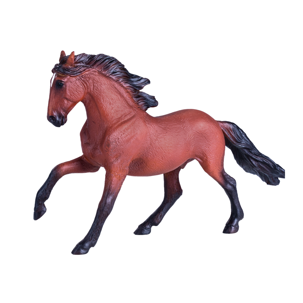 Lusitano Bay Horse Toy Realistic Equestrian Model