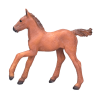 Arabian Foal Chestnut Toy Realistic Horse Figurine