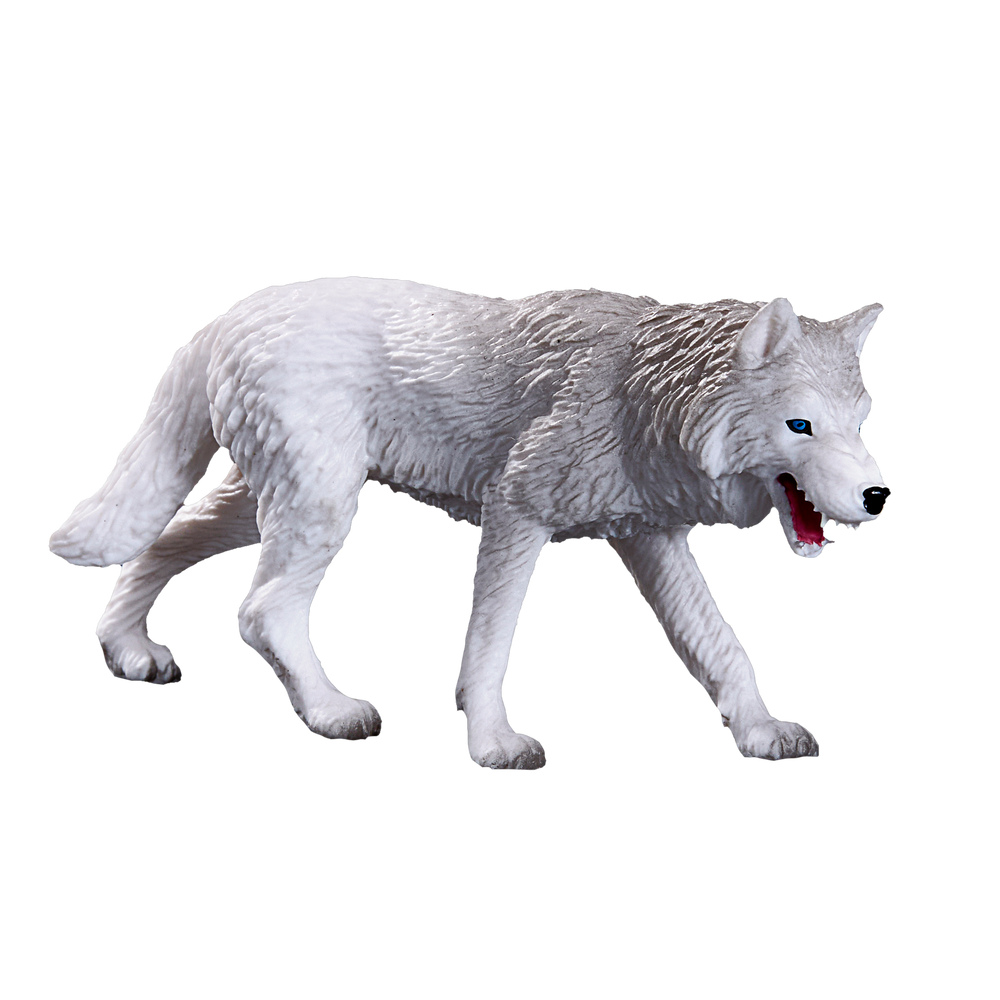 Arctic Wolf Toy Realistic Wildlife Animal Figure