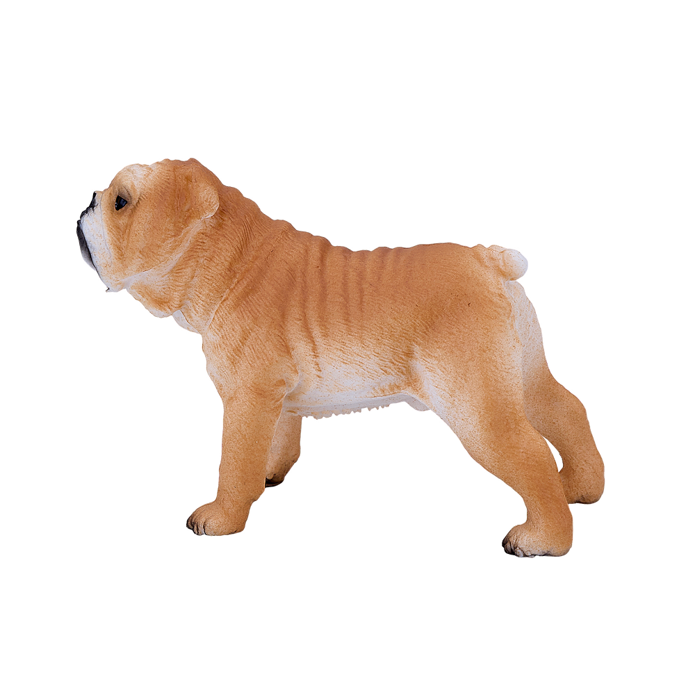 English Bulldog Toy Realistic Pet Figurine