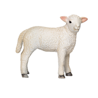 
              Romney Sheep Lamb Standing Farm Animal Figurine
            