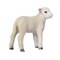 
              Romney Sheep Lamb Standing Farm Animal Figurine
            