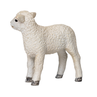 
              Romney Sheep Lamb Standing Farm Animal Figurine
            