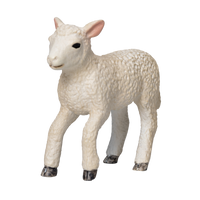 
              Romney Sheep Lamb Running Realistic Farm Animal Figurine
            