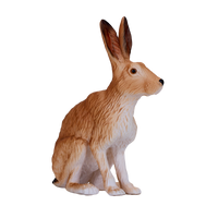 
              Hare Toy Figure Realistic Woodland Animal Model
            