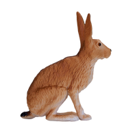 
              Hare Toy Figure Realistic Woodland Animal Model
            