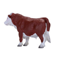 
              Hereford Bull Toy Farm Animal Figurine
            