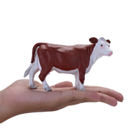 
              Hereford Cow Toy Realistic Farm Animal Figurine
            